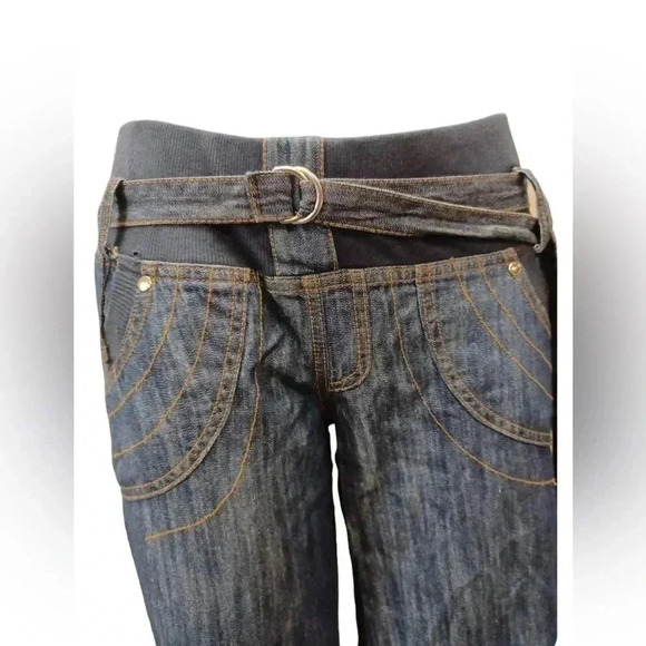 Cashcara Wide Straight  Leg Cotton Blend Pants Size 12 - Picture 5 of 9